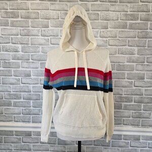 Faherty Throwback Organic Cotton Cashmere Sweater Hoodie XS Cozy Gorpcore